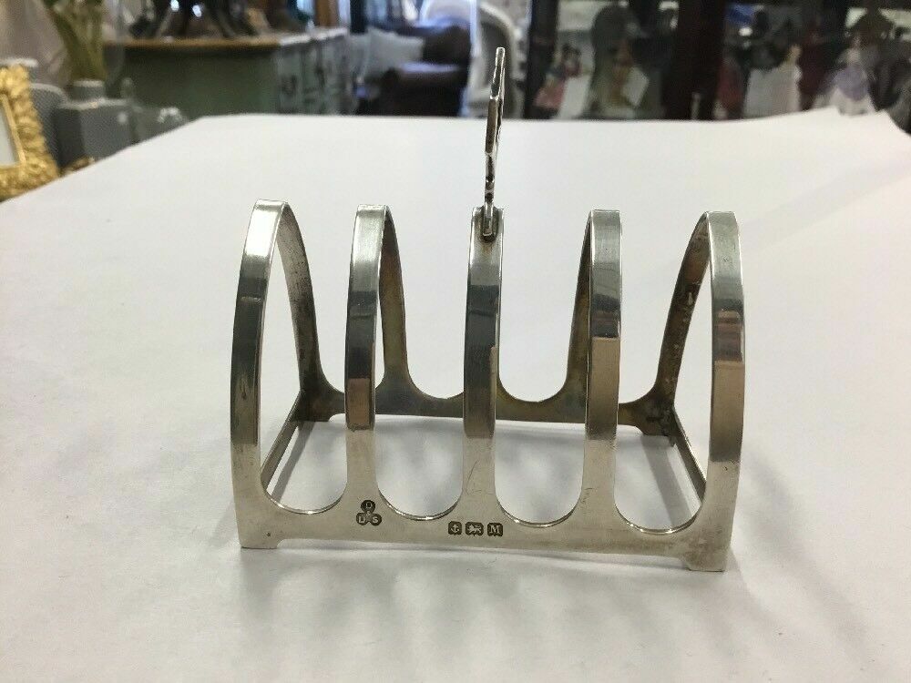 Sterling Silver 4 Slice offers Toast Rack