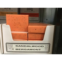 TILLEY AUSTRALIA SOAP VEGETABLE SANDALWOOD BERGAMONT BATH BATHROOM 5x BAR 100g