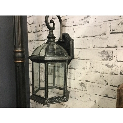 BLACK EXTERIOR WALL LIGHT INDUSTRIAL RUSTIC OUTSIDE COUNTRY VINTAGE Stati SCONCE