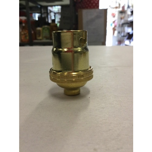 B22 LAMP HOLDER SOCKET CHANDELIER LAMP PART ATTACHMENT ELECTRICAL BAYONET Brass