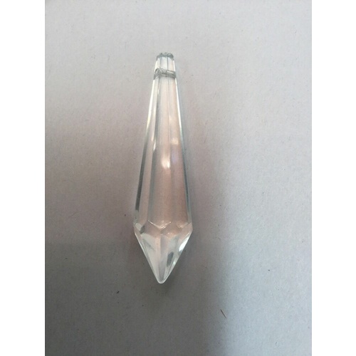 60mm ICICLE LONG SPEAR DROP PART CHANDELIER LEAD CRYSTAL PENDANT SUNCATCHER